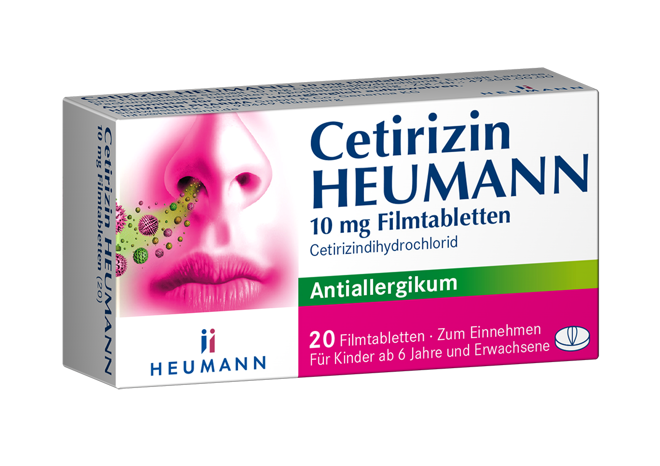 CETIRIZIN Heumann 10 mg Filmtabletten